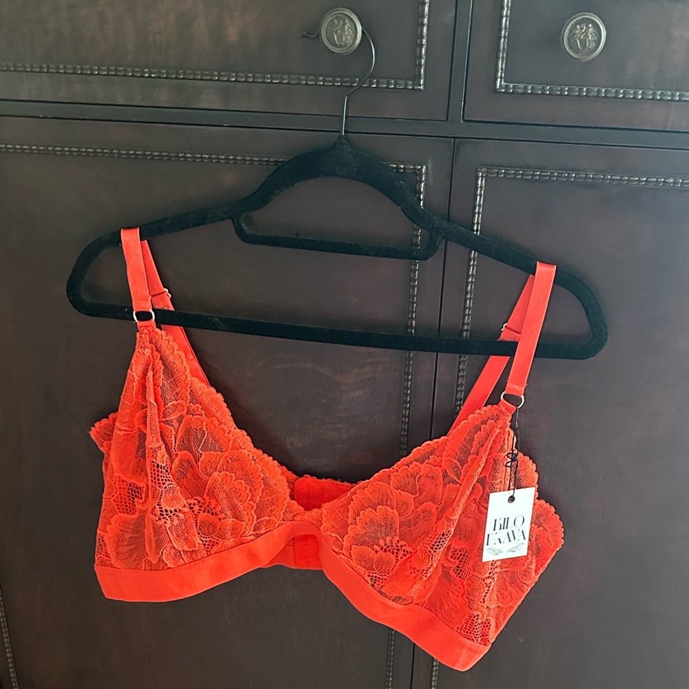 NWT Kilo Brava Triangle Bralette Tigerlilly Size XXXL